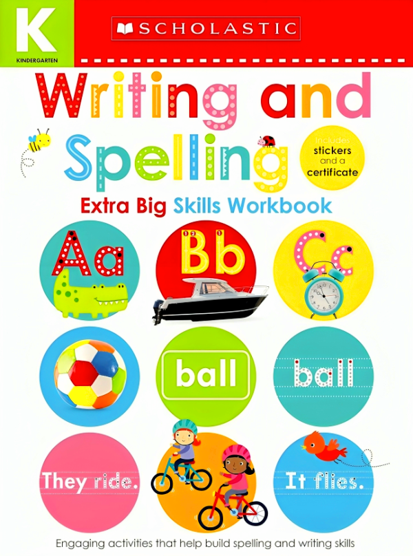 Writing And Spelling Kindergarten Workbook: Scholastic Early Learners (Extra Big Skills Workbook) For Discount