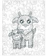 Zendoodle Coloring: Baby Farm Animals Online Sale