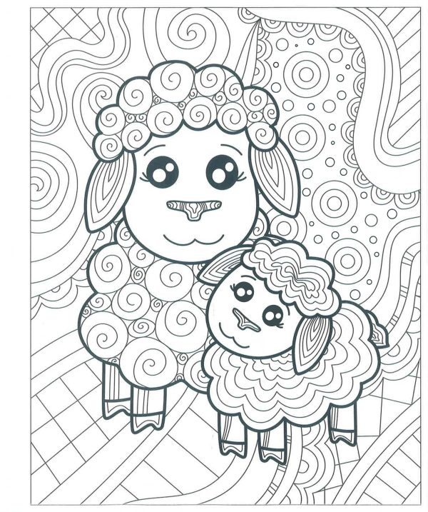 Zendoodle Coloring: Baby Farm Animals Online Sale