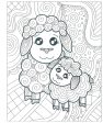 Zendoodle Coloring: Baby Farm Animals Online Sale