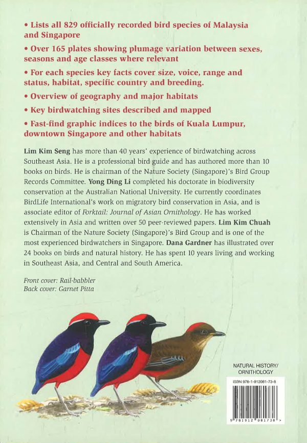 A Field Guide To Birds Of Malaysia & Singapore Fashion