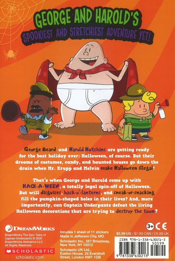 The Horrifyingly Haunted Hack-A-Ween (The Epic Tales Of Captain Underpants Tv: Young Graphic Novel) Discount