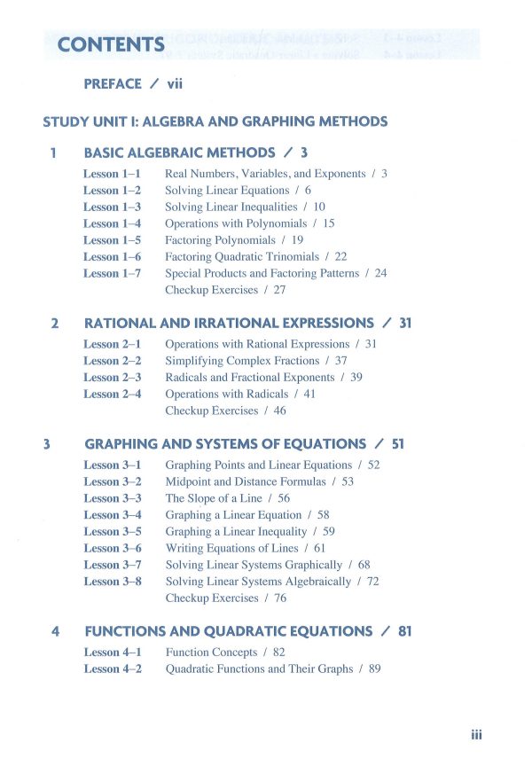 Precalculus: The Easy Way Cheap