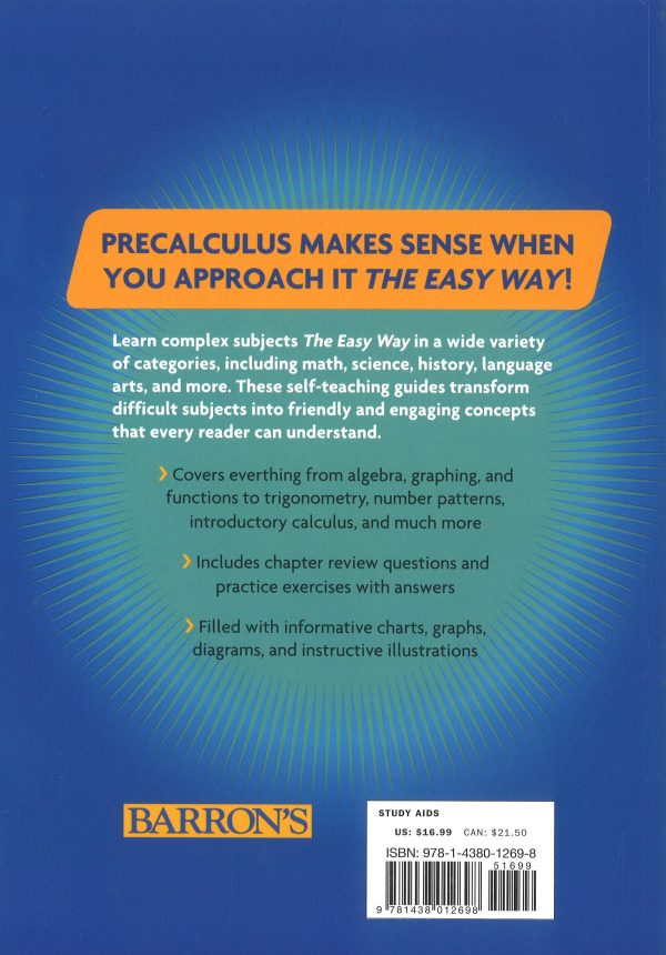 Precalculus: The Easy Way Cheap