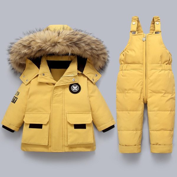 NeigeDouce – Combinaison et manteau d hiver pour enfant avec col en fourrure, idéal pour le ski For Cheap