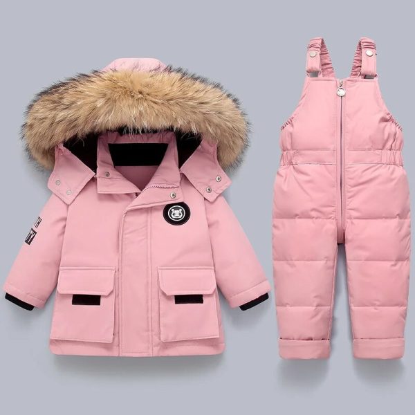 NeigeDouce – Combinaison et manteau d hiver pour enfant avec col en fourrure, idéal pour le ski For Cheap