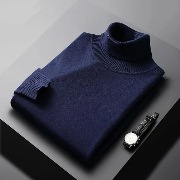 Milan – Col roulé classique pour homme, idéal pour l hiver For Cheap