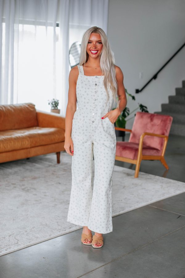 Lorraine Floral Jumpsuit For Discount