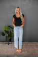 Alayna Basic Top - Black For Cheap