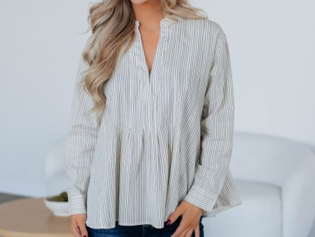 Alecia Striped Top Cheap