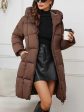 Viviane – Manteau long d hiver avec capuche pour femmes, élégant et chaud Online Sale