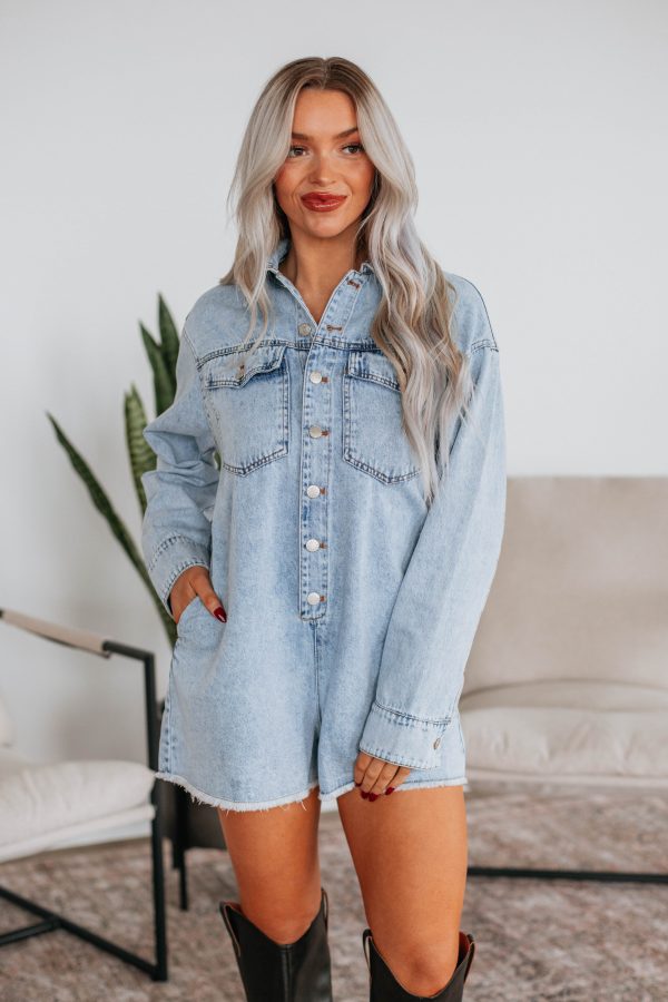 Bennington Denim Romper Supply