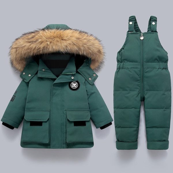 NeigeDouce – Combinaison et manteau d hiver pour enfant avec col en fourrure, idéal pour le ski For Cheap