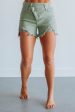 Aliyah Risen Shorts - Olive on Sale