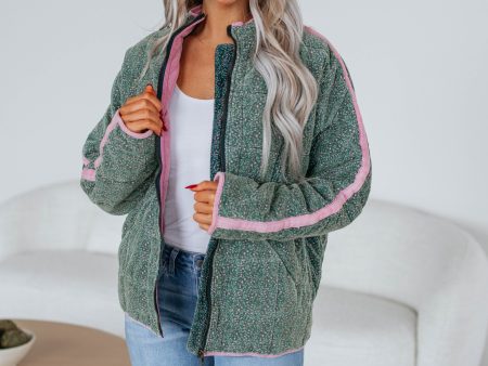 Kyra Quilted Corduroy Jacket - Dusty Pine Supply