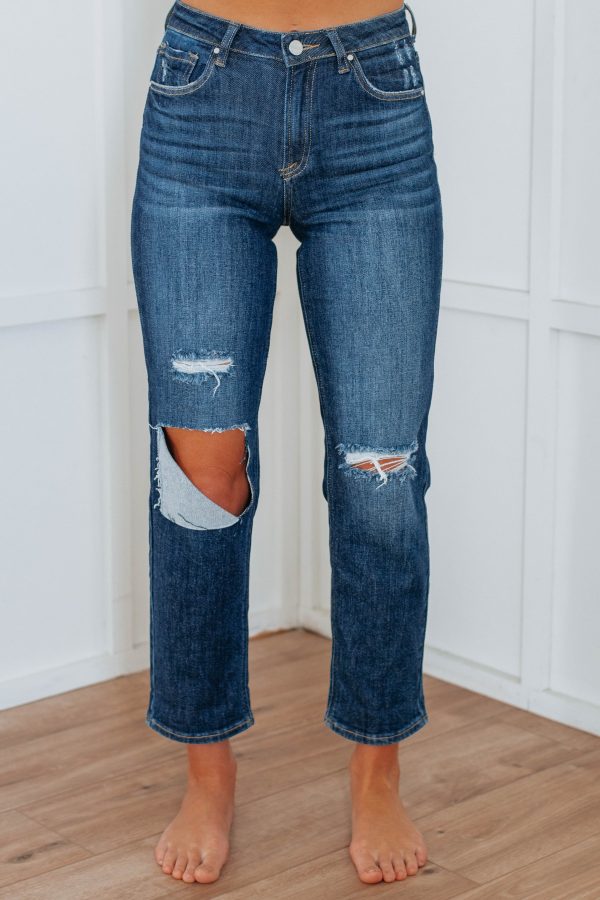 Beau Risen Jeans - Deep Blue Discount