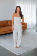 Jesa Cargo Jumpsuit - Cream Fashion