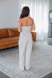 Jesa Cargo Jumpsuit - Cream Discount