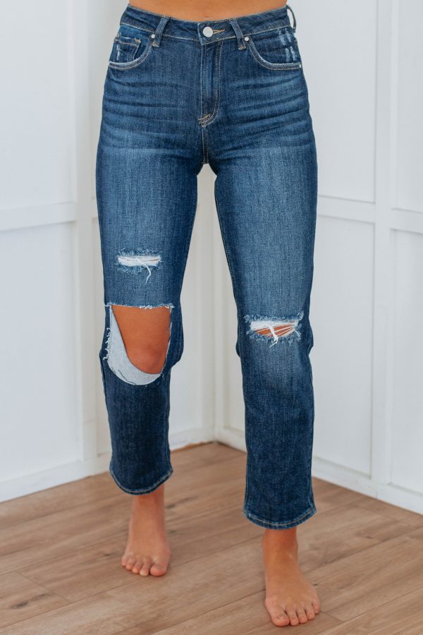 Beau Risen Jeans - Deep Blue Online now