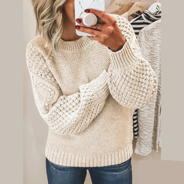 Camille – Pull doux en maille, idéal pour les journées froides Discount