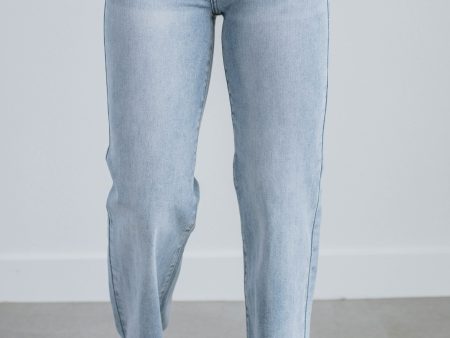 Blaire Risen Jeans - Light Wash For Cheap