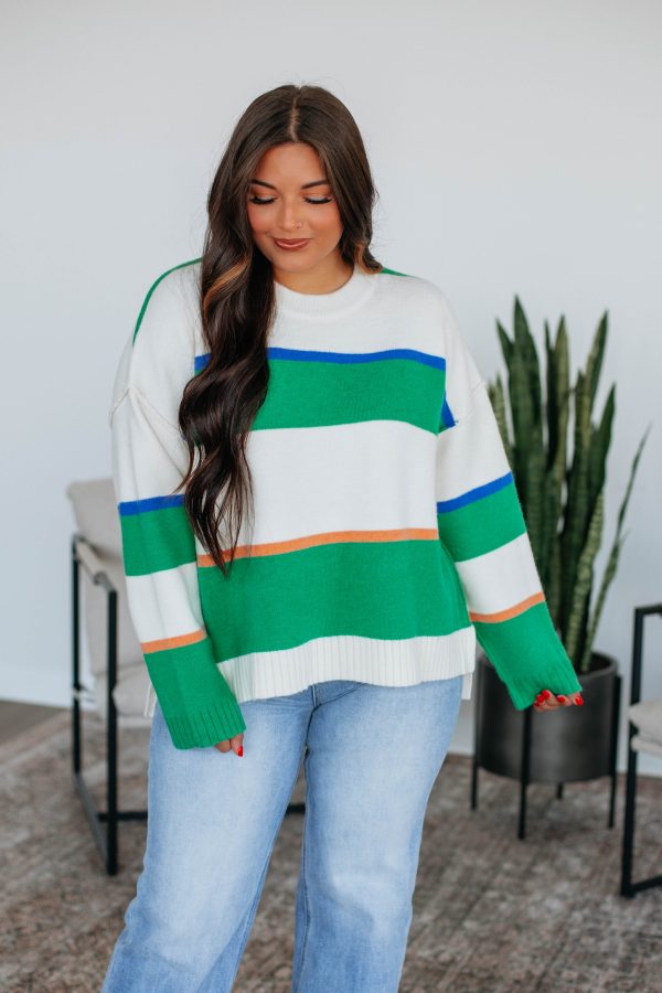 Lowgan Striped Sweater Sale