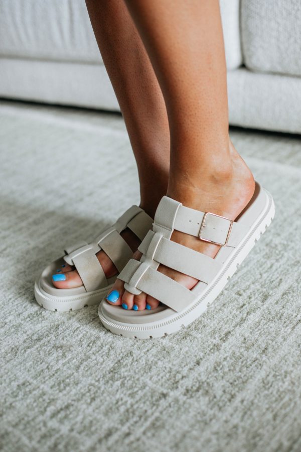 Made For Summer Sandals - Stone Hot on Sale