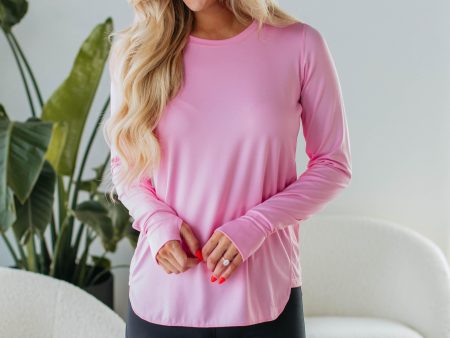 Allura Long Sleeve Top - Bubblegum Online Hot Sale