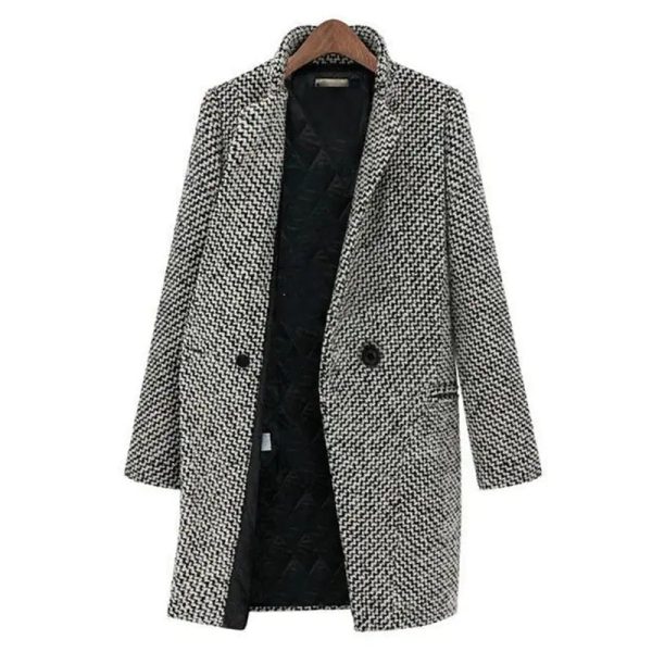 Lucienne – Manteau long élégant pour femmes, parfait pour un look hivernal sophistiqué Discount