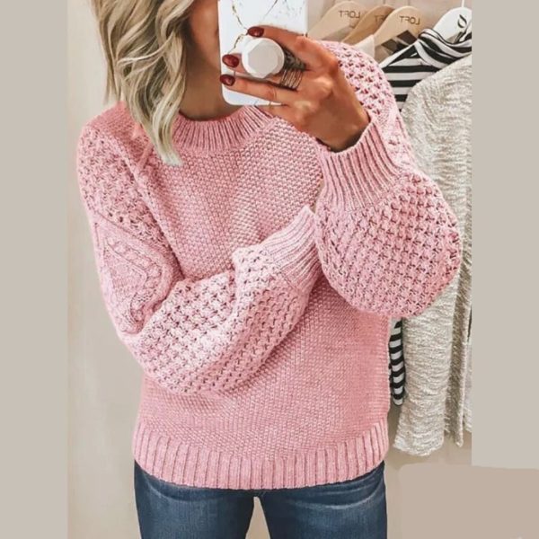 Camille – Pull doux en maille, idéal pour les journées froides Discount