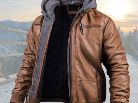 Tristan – Manteau d hiver en cuir avec capuche, confort et élégance garantis Supply