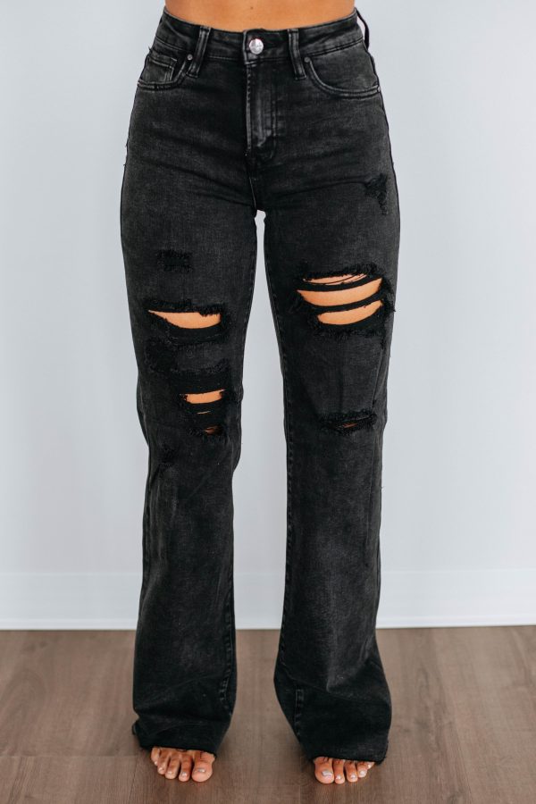 Georgia Risen Jeans - Vintage Black For Discount