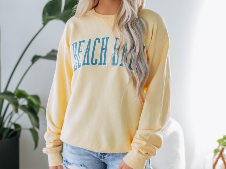 Beach Babe Graphic Crewneck Discount