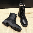 Camille – Bottes d hiver en cuir noir, élégantes et durables For Sale