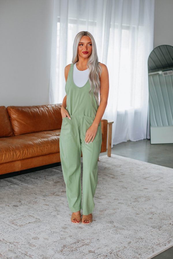 Allison Jumpsuit - Pear on Sale