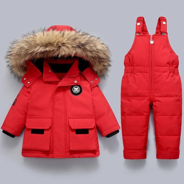 NeigeDouce – Combinaison et manteau d hiver pour enfant avec col en fourrure, idéal pour le ski For Cheap