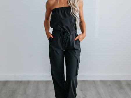 Kamari Active Jumpsuit - Black Discount