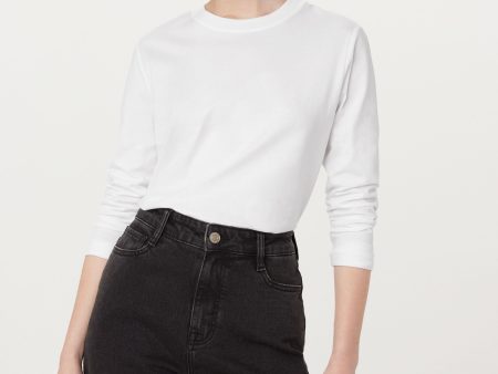 The Long Sleeve T-Shirt in Bright White Fashion