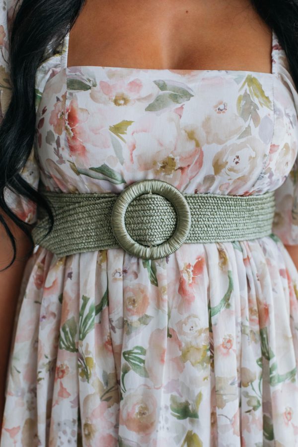 Keegan Braided Belt - Sage Online Sale