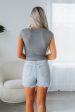 Alayna Basic Top - Heather Grey Online