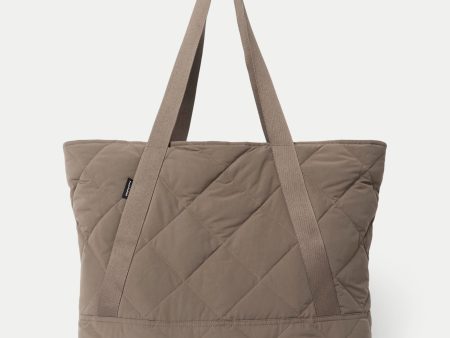 The Skyline Tote Bag in Dark Taupe Sale