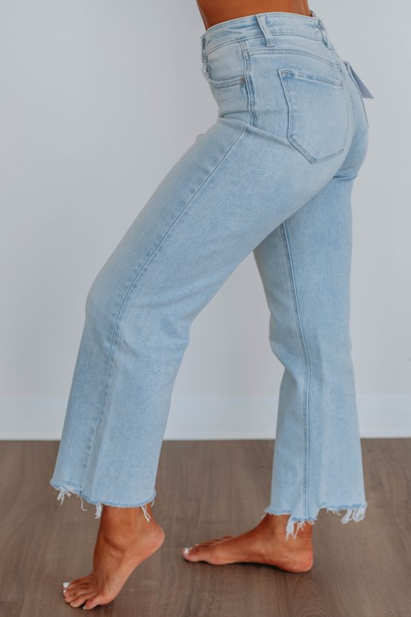 Aileeah Vervet Jeans - Light Wash Fashion