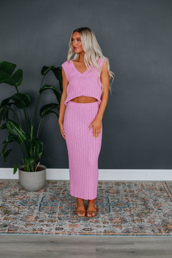 Andri Knit Skirt - Orchid Supply