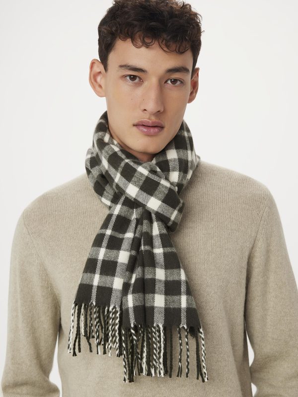 The Plaid Scarf in Rosin Cheap