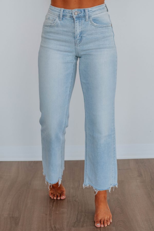 Aileeah Vervet Jeans - Light Wash Fashion