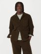 The Moleskin Overshirt in Dark Taupe Online