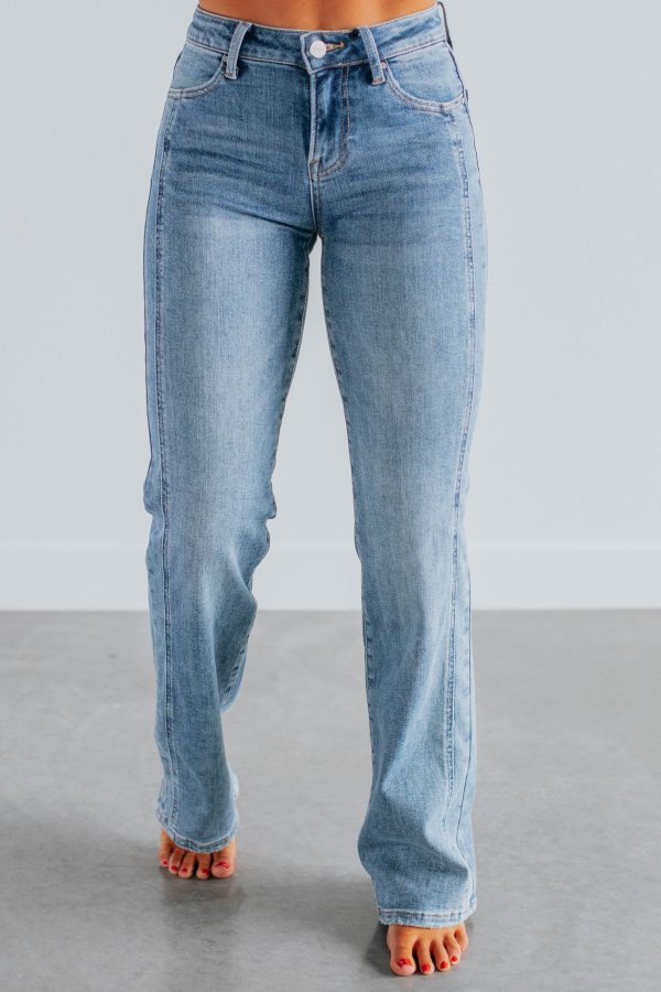 Calina Risen Jeans - Medium Wash Online Sale