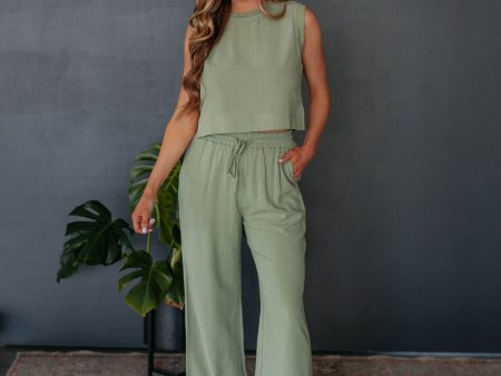 Hampton Two-Piece Set - Fern Hot on Sale