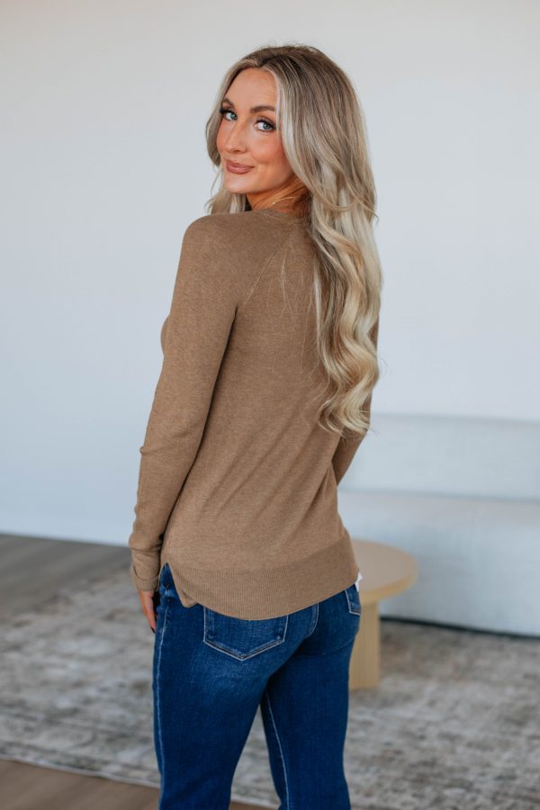 Anneke Long Sleeve Top - Barley Hot on Sale