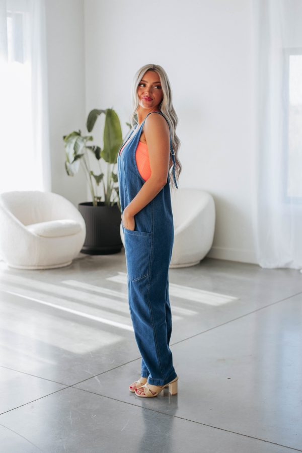 Tate Denim Jumpsuit Supply